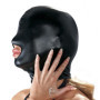 Maschera integrale bondage sexy bocca aperta Head Mask