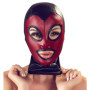Maschera bondage sexy mask occhi e bocca aperti rossa Head Mask