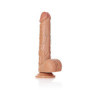 Fallo realistico vaginale con ventosa e testicoli anale straight dildo 7"
