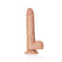 Fallo realistico vaginale con ventosa e testicoli anale straight dildo 7"