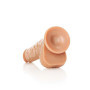 Fallo realistico vaginale con ventosa e testicoli anale straight dildo 7"