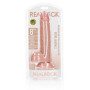 Fallo grande vaginale anale realistico con ventosa e testicoli straight dildo 8" rosa