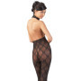 Tutina sexy donna seno scoperto bodystocking catsuit ouvert