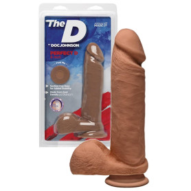 Fallo realistico grande vaginale anale the D 8 caramel perfect d