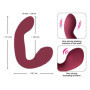 Vibratore per punto G vaginale clitoride in silicone Thumping & Shaking Rabbit Vibrator