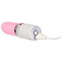 Vibratore a rossetto lingua vibrante in silicone clitoride vaginale Lusty rosa