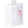 Vibratore a rossetto lingua vibrante in silicone clitoride vaginale Lusty rosa