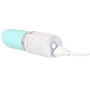 Vibratore a rossetto in silicone vaginale lingua vibrante clitoride Lusty turchese