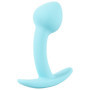 Plug anale in silicone Mini Butt dilatatore cuties turchese