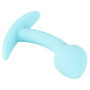 Plug anale in silicone Mini Butt dilatatore cuties turchese